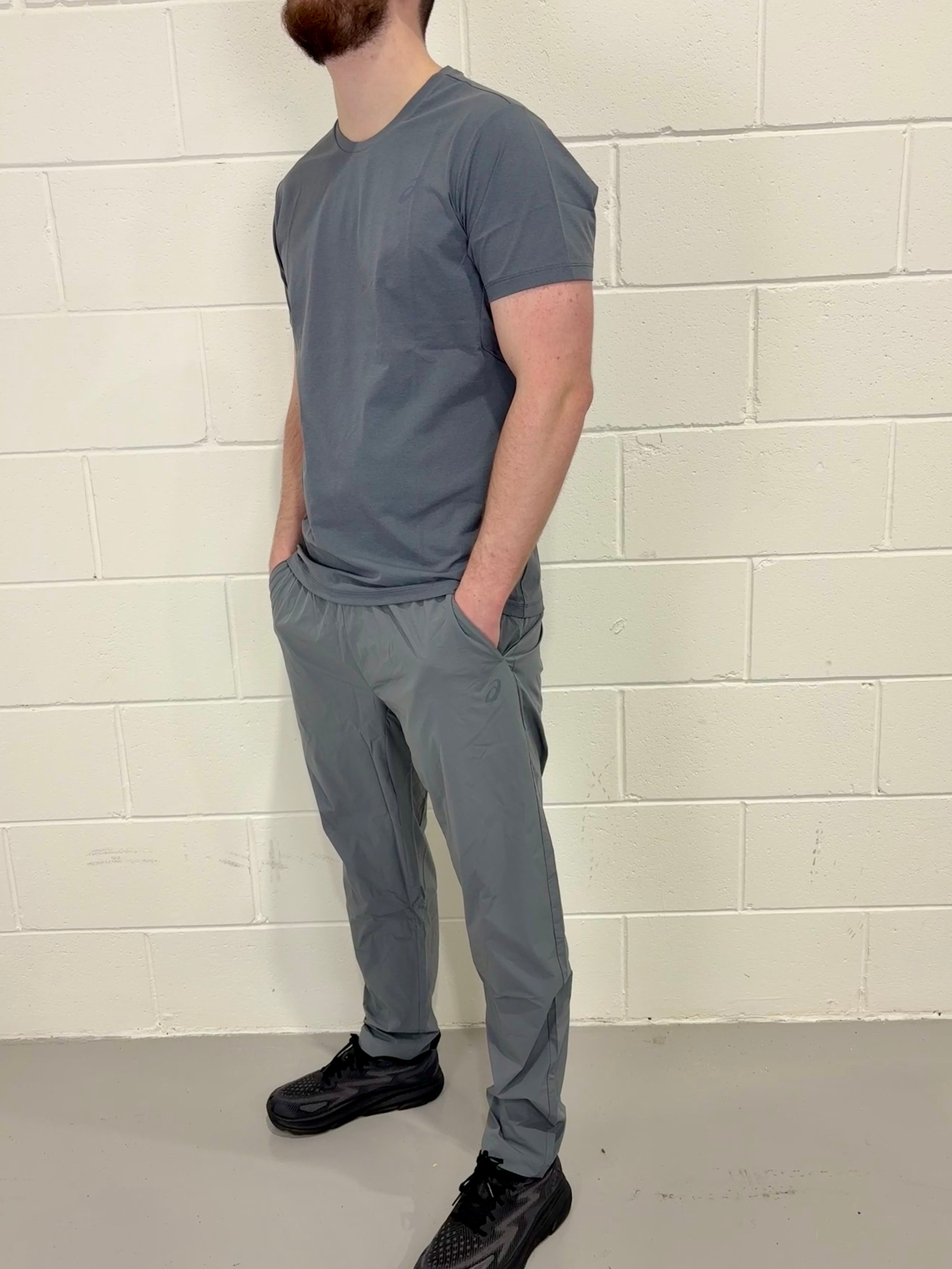 Asics Asia Exclusive Grey Tracksuit with Tshirt