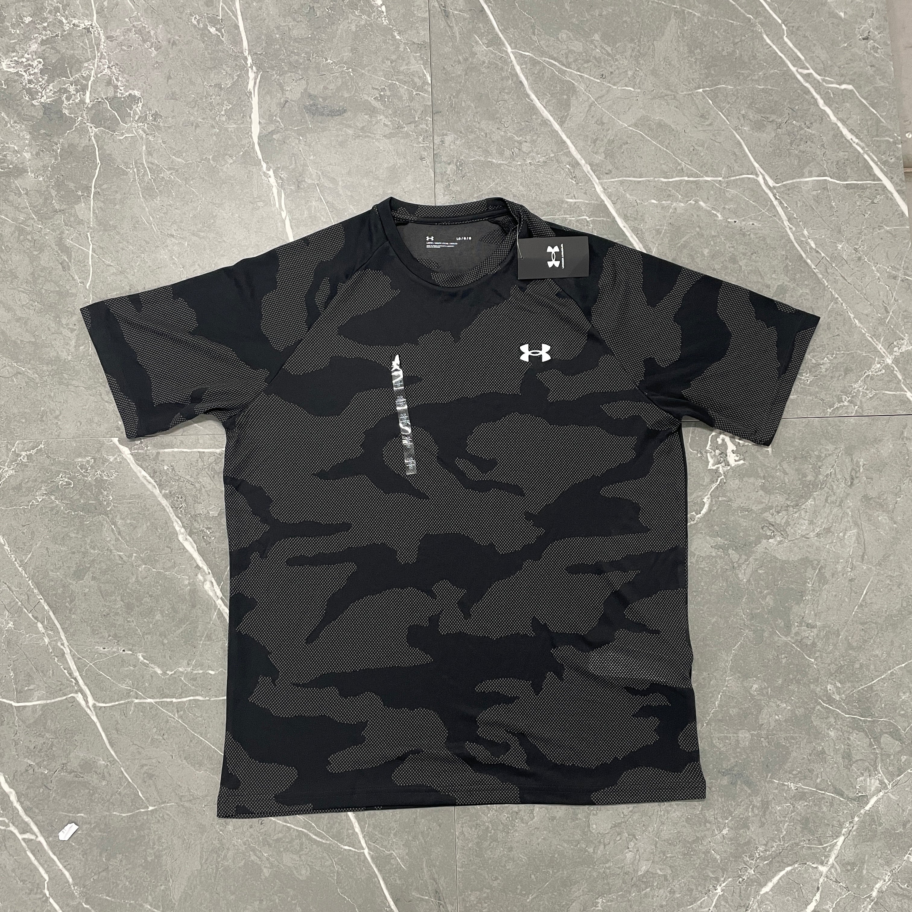 Under Armour Camo T-Shirt - Black