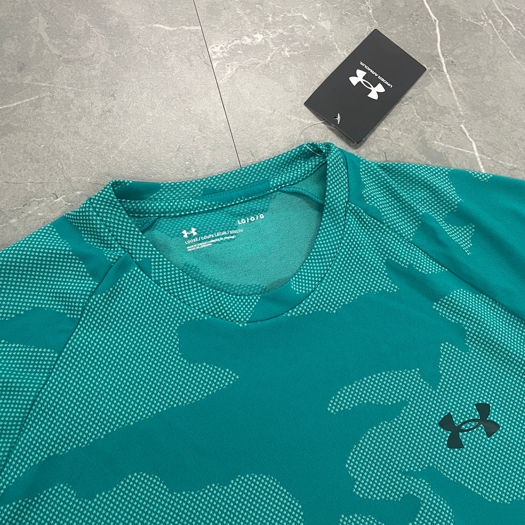 Under Armour Camo T-Shirt - Turquoise