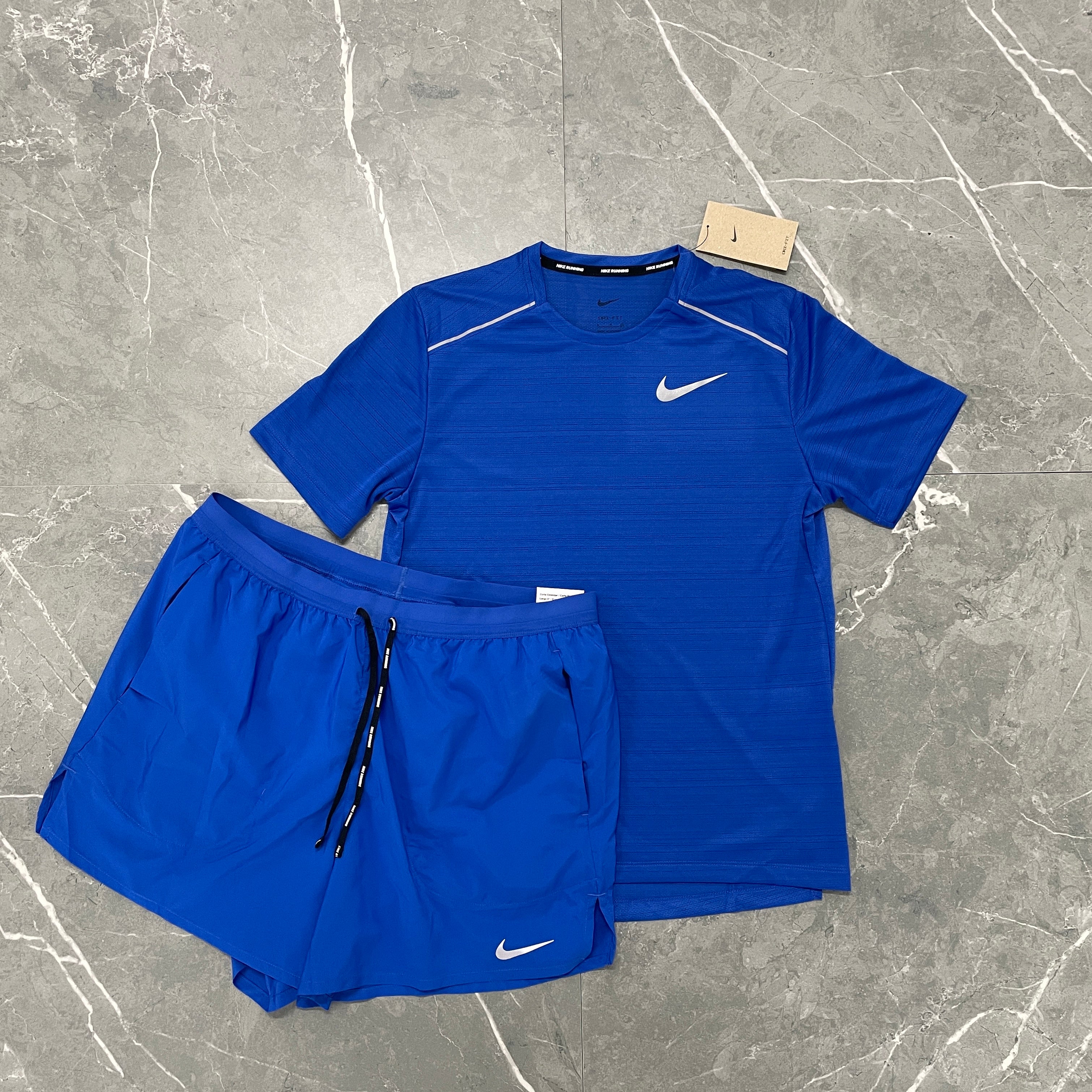 Nike Miler 1.0 & Flex Shorts Set - Royal Blue