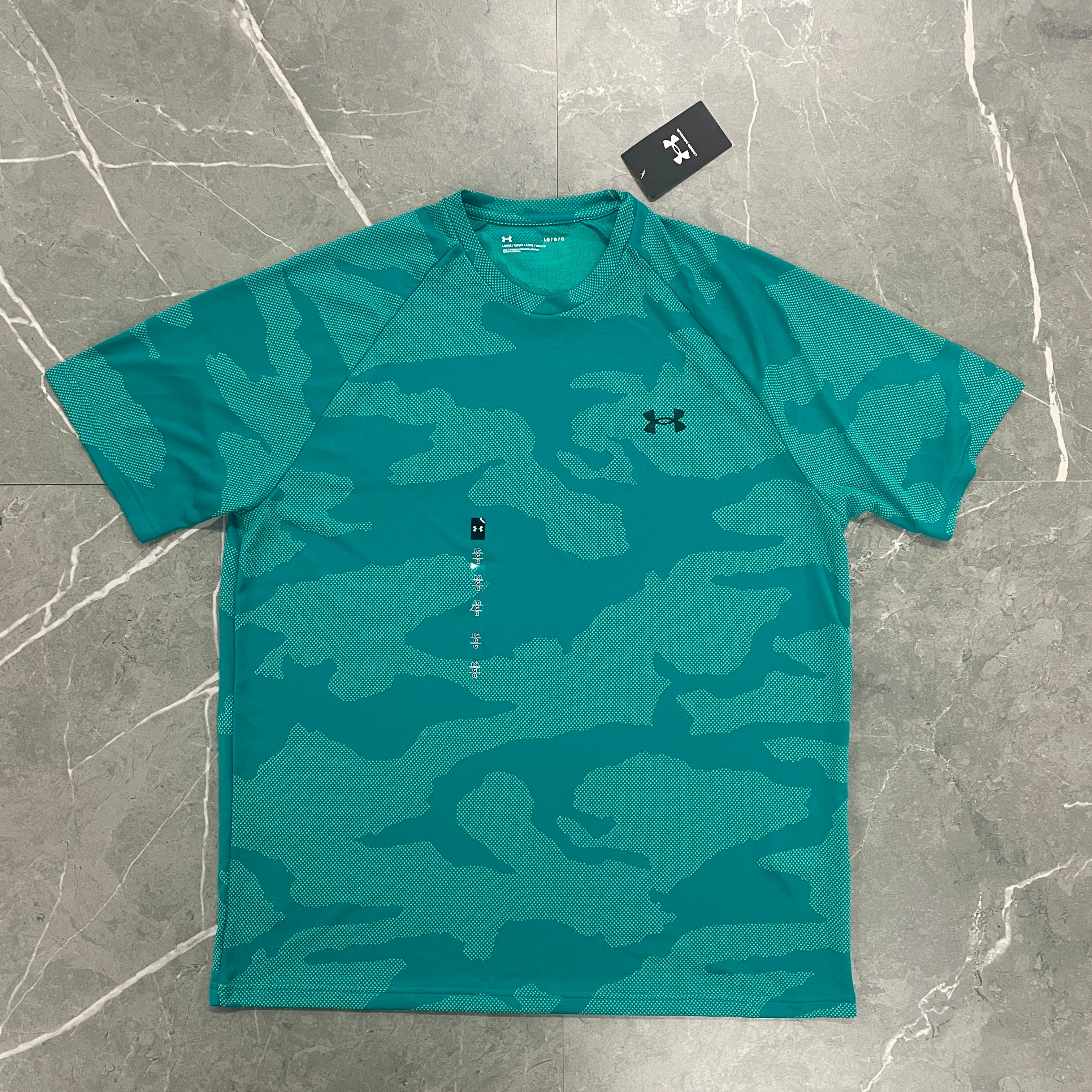 Under Armour Camo T-Shirt - Turquoise
