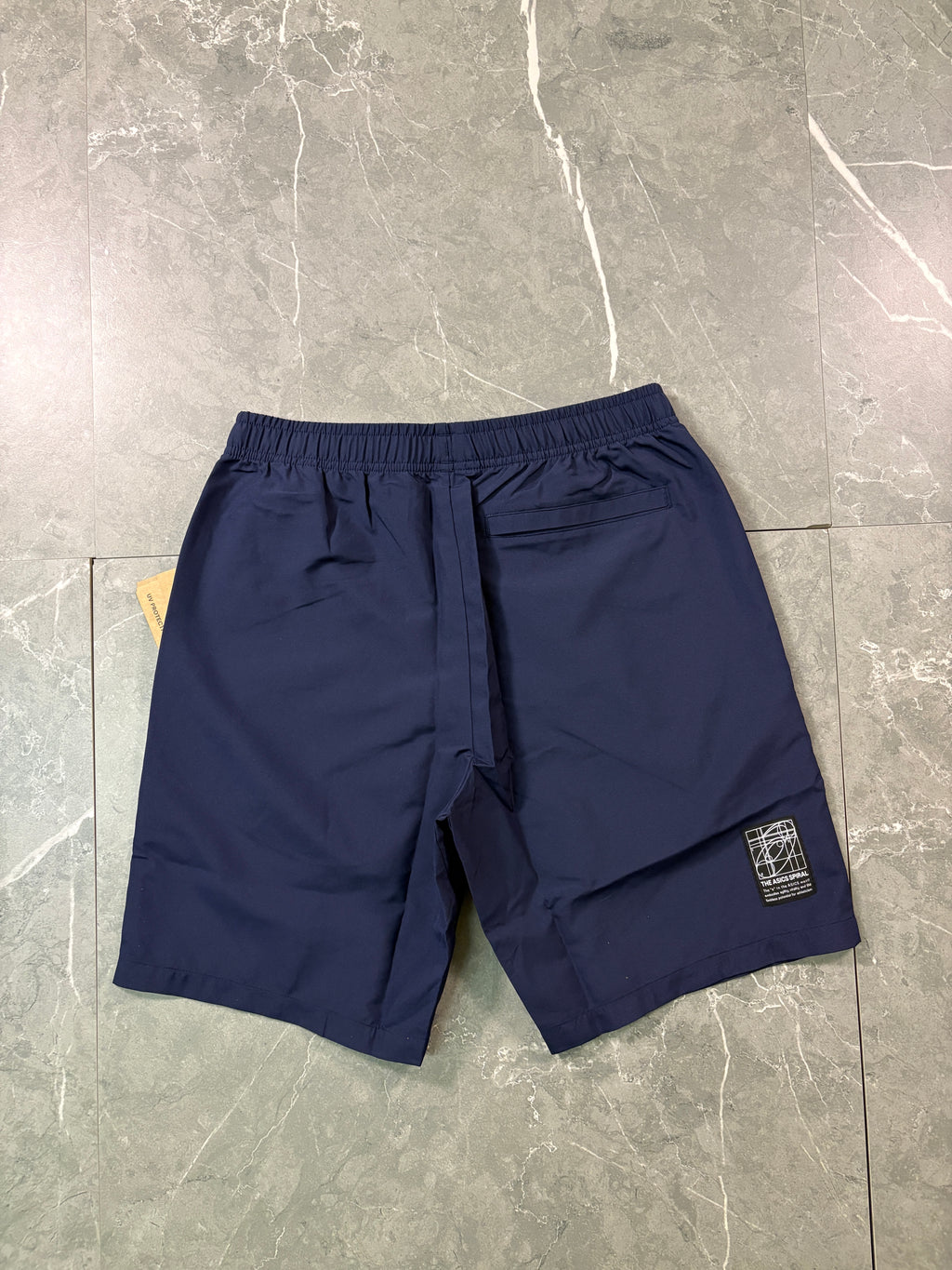 Asics Asia Exclusive Navy Jacket & Shorts Set