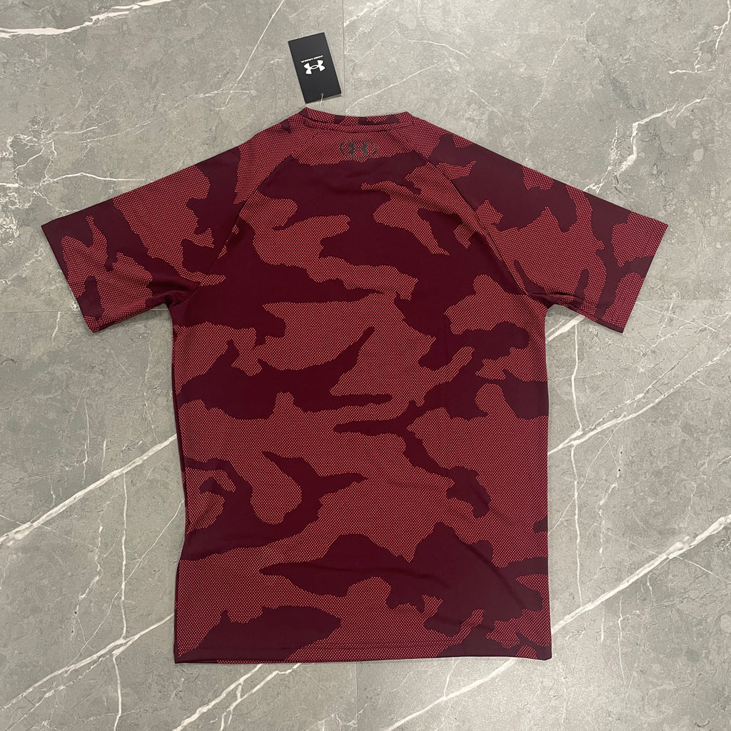 Under Armour Camo T- Shirt - Maroon